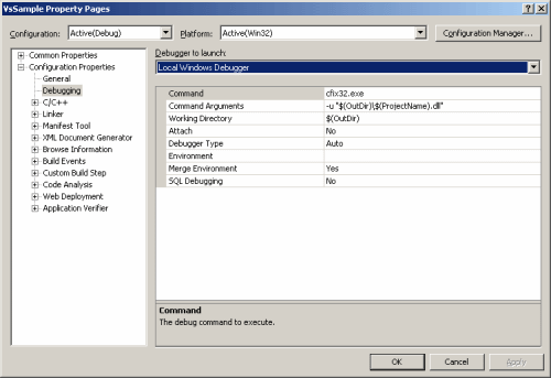 Adjusting Debugging Settings